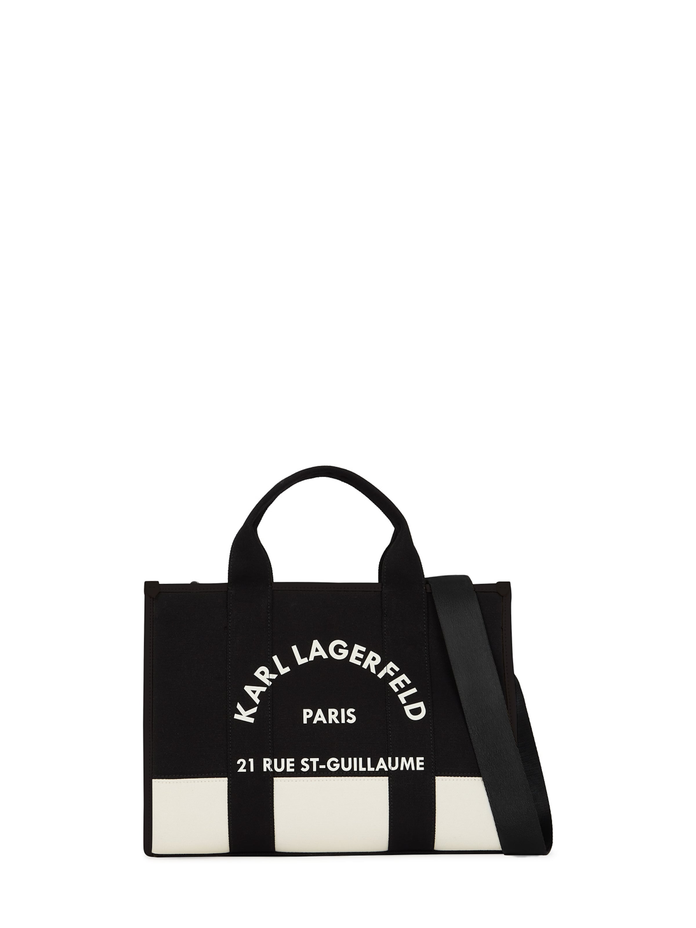 Karl Lagerfeld "Чанта тип ""Shopper""" 'Rue ST-Guillaume' в черно: отпред