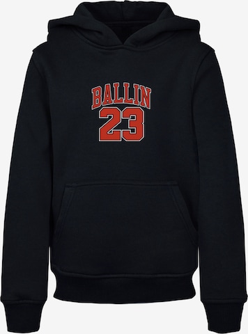 Sweat 'Ballin 23' Mister Tee en noir : devant