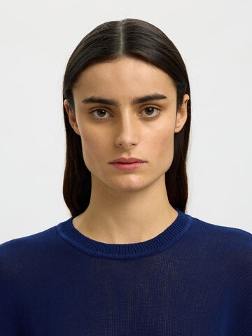 Pull-over SELECTED en bleu