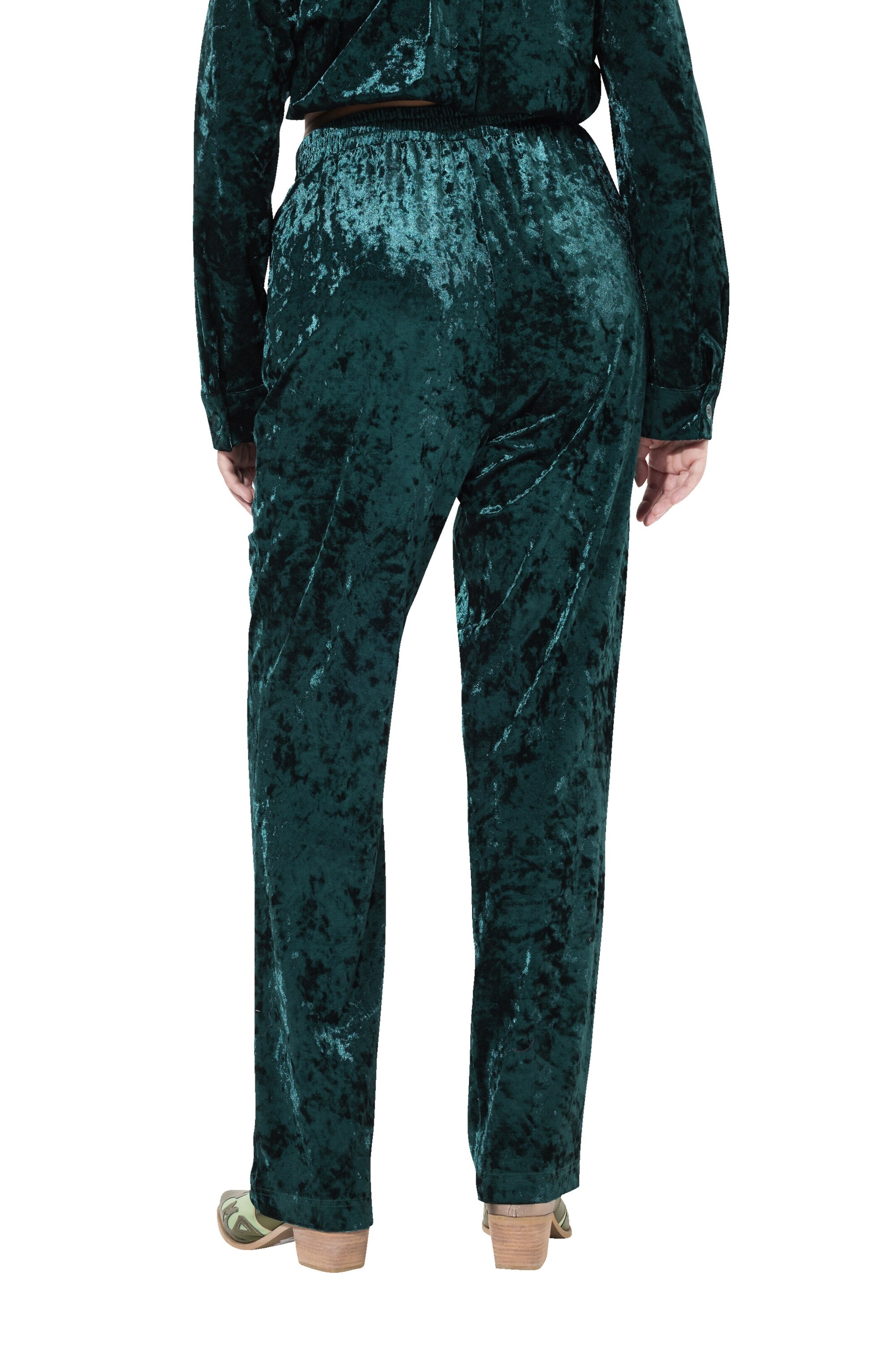 Ulla Popken Regular Broek in Groen