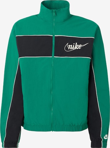 Nike Sportswear Átmeneti dzseki 'CLUB' - zöld: elől