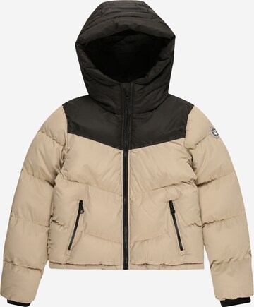 GARCIA Winter jacket in Beige: front