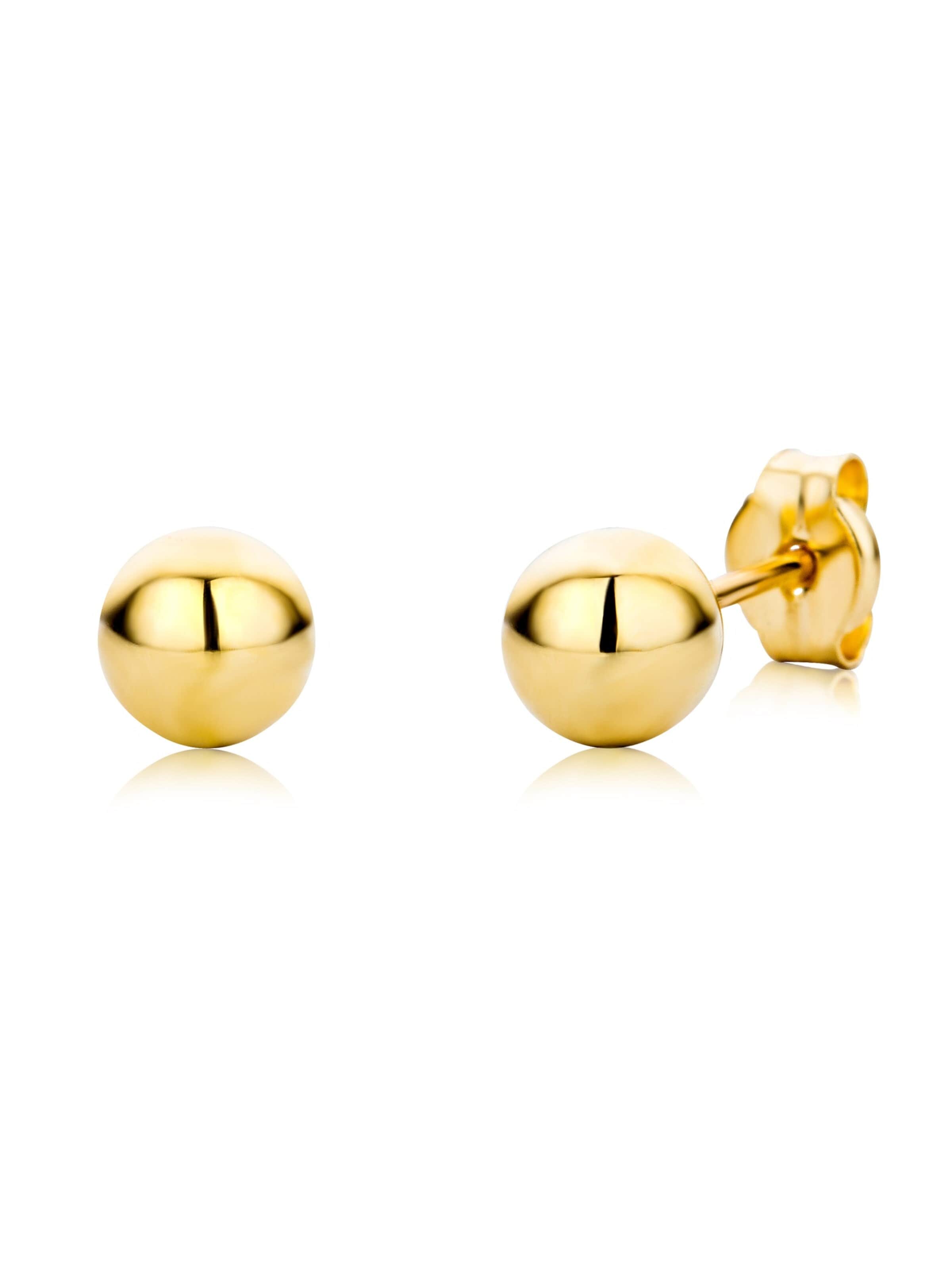 Vanlere Earrings in Gold: front
