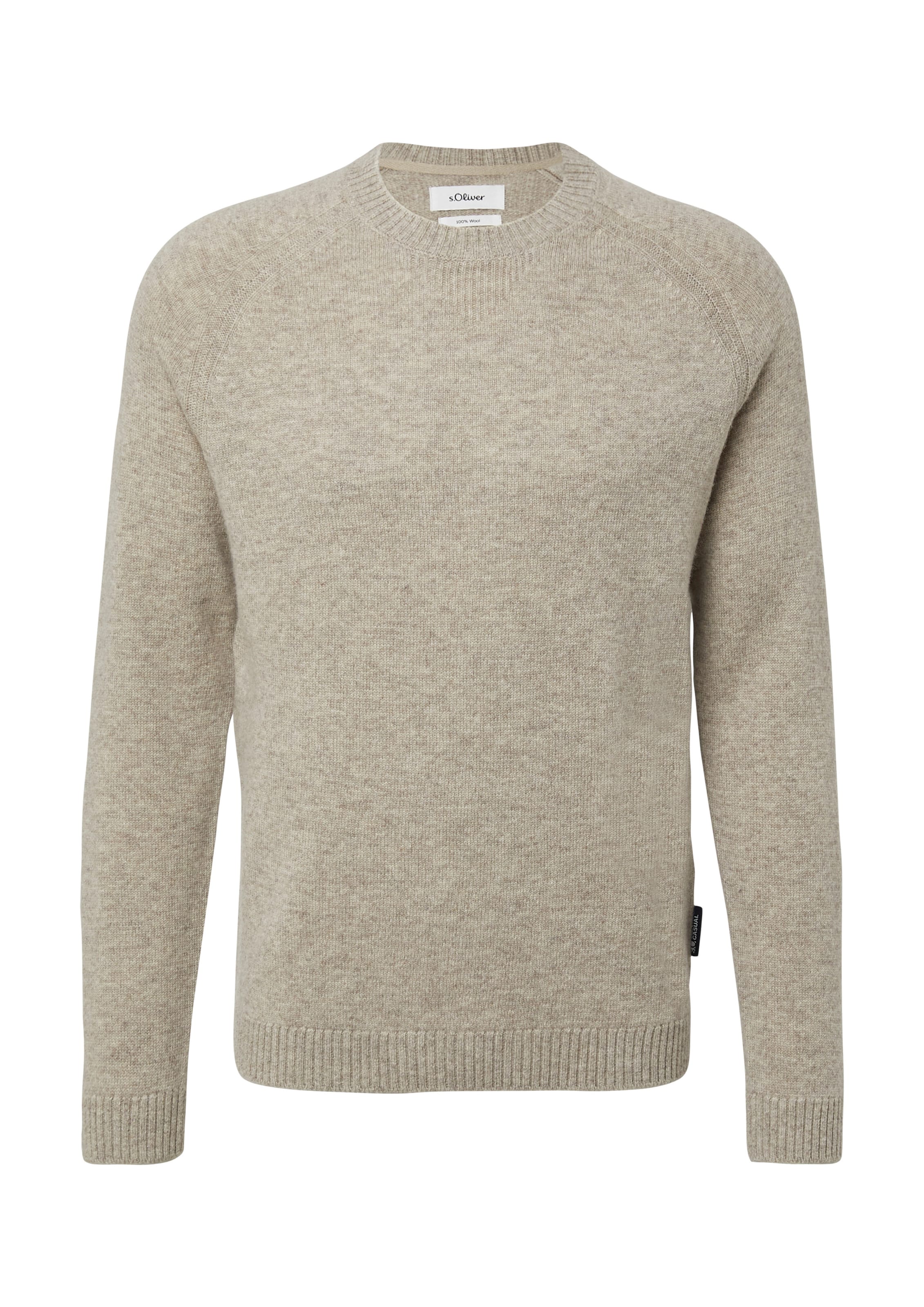 s.Oliver Pullover in Beige: Vorderseite