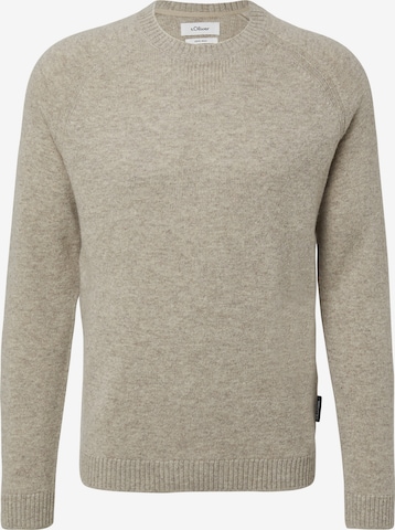 s.Oliver Pullover in Beige: Vorderseite