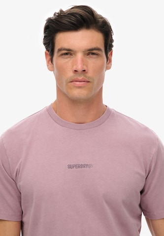 T-Shirt Superdry en violet