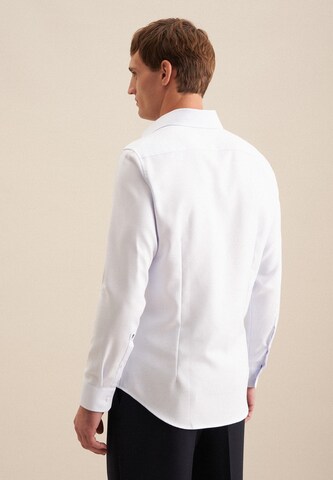 SEIDENSTICKER Slim Fit Hemd in Blau