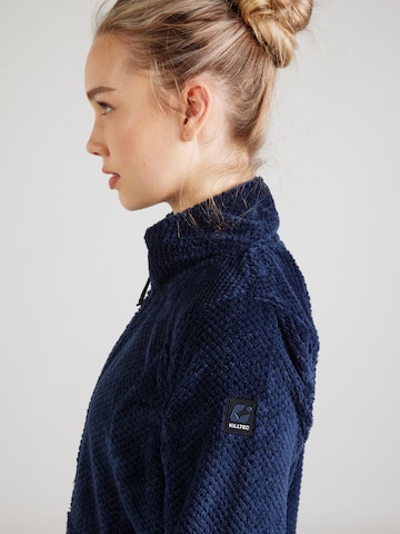 KILLTEC Athletic Fleece Jacket 'KOW 6' in Blue