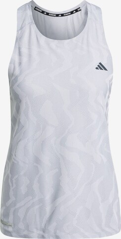 ADIDAS PERFORMANCE Sports Top ' Ultimate AIRCHILL' in Silver: front