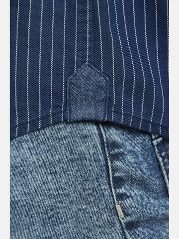 Jan Vanderstorm Comfort fit Button Up Shirt in Blue