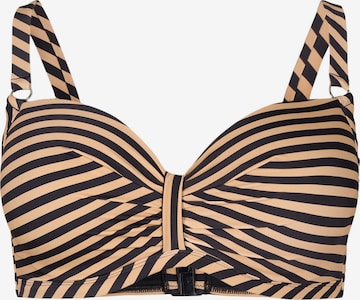 Swim by ZizziMinimizer Bikini gornji dio 'Tenna' - smeđa boja: prednji dio