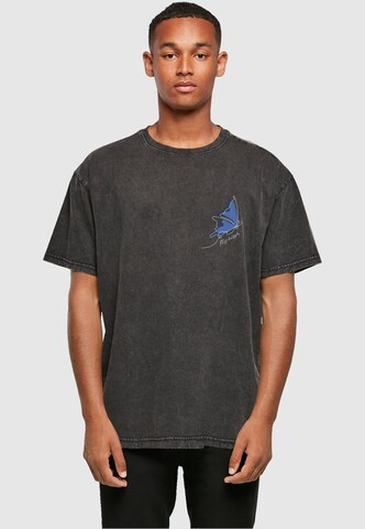 T-Shirt 'Fly High' Merchcode en gris : devant