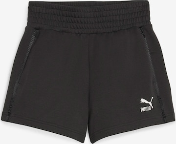 PUMA Regular Pants in Black: front