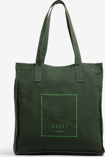 still Nordic Shopper 'Canvas Logo Tote' in grün, Produktansicht