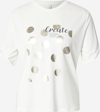 Tricou 'ONLFREE' ONLY pe auriu / negru / alb murdar, Vizualizare produs