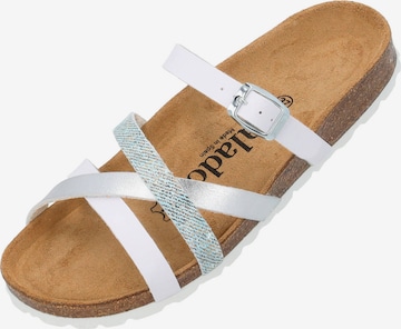 Palado Mules 'Cruisi' in White: front