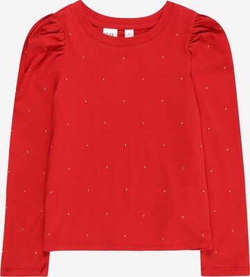 GAP Shirt 'Shine' in Rood: voorkant