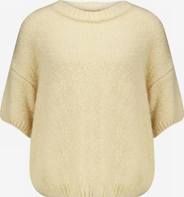 Pull-over 'Ambra' Deeluxe en beige : devant
