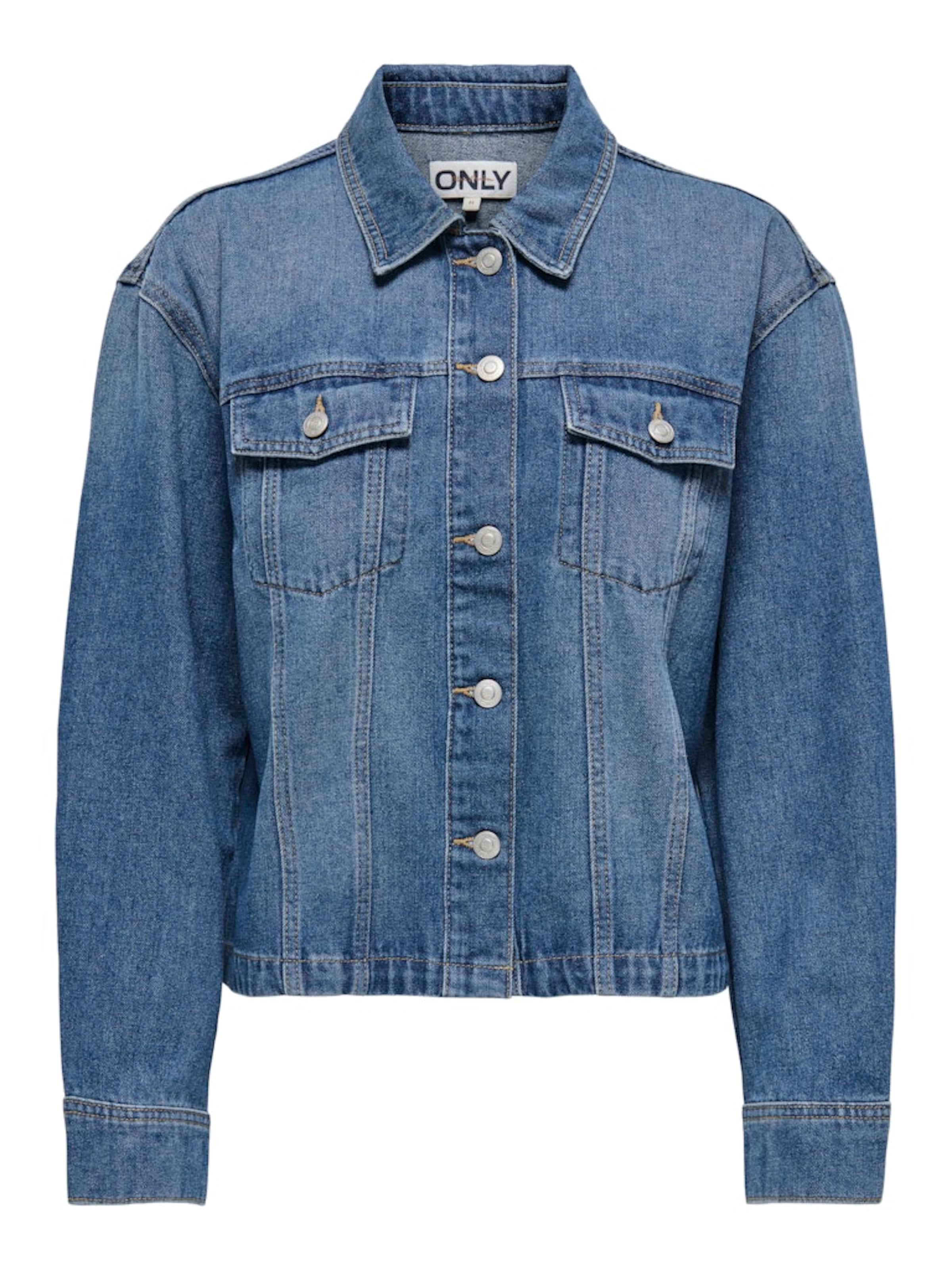 ONLY Kevad-sügisjope 'ONLMIKA', värv sinine: eest vaates