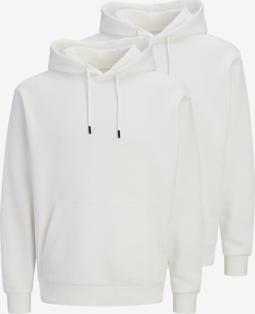 JACK & JONES Sweatshirt 'Bradley' in White: front
