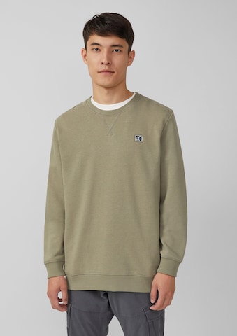 s.Oliver Sweatshirt in Groen: voorkant
