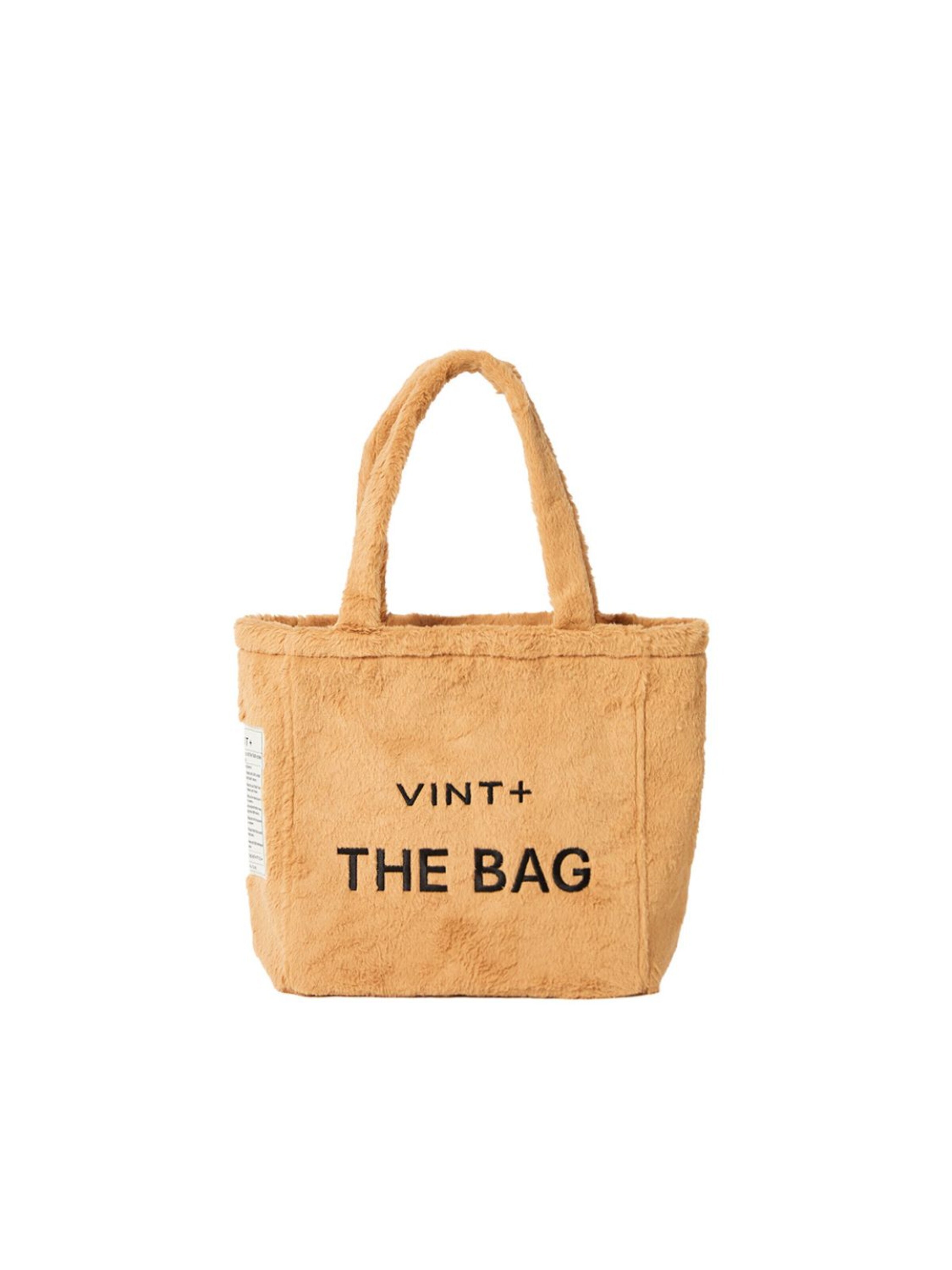 Cabas 'Fluffy Bag Big' VINT+ en marron