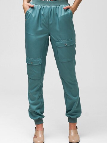 4funkyflavours Tapered Broek 'Daykeeper' in Groen: voorkant