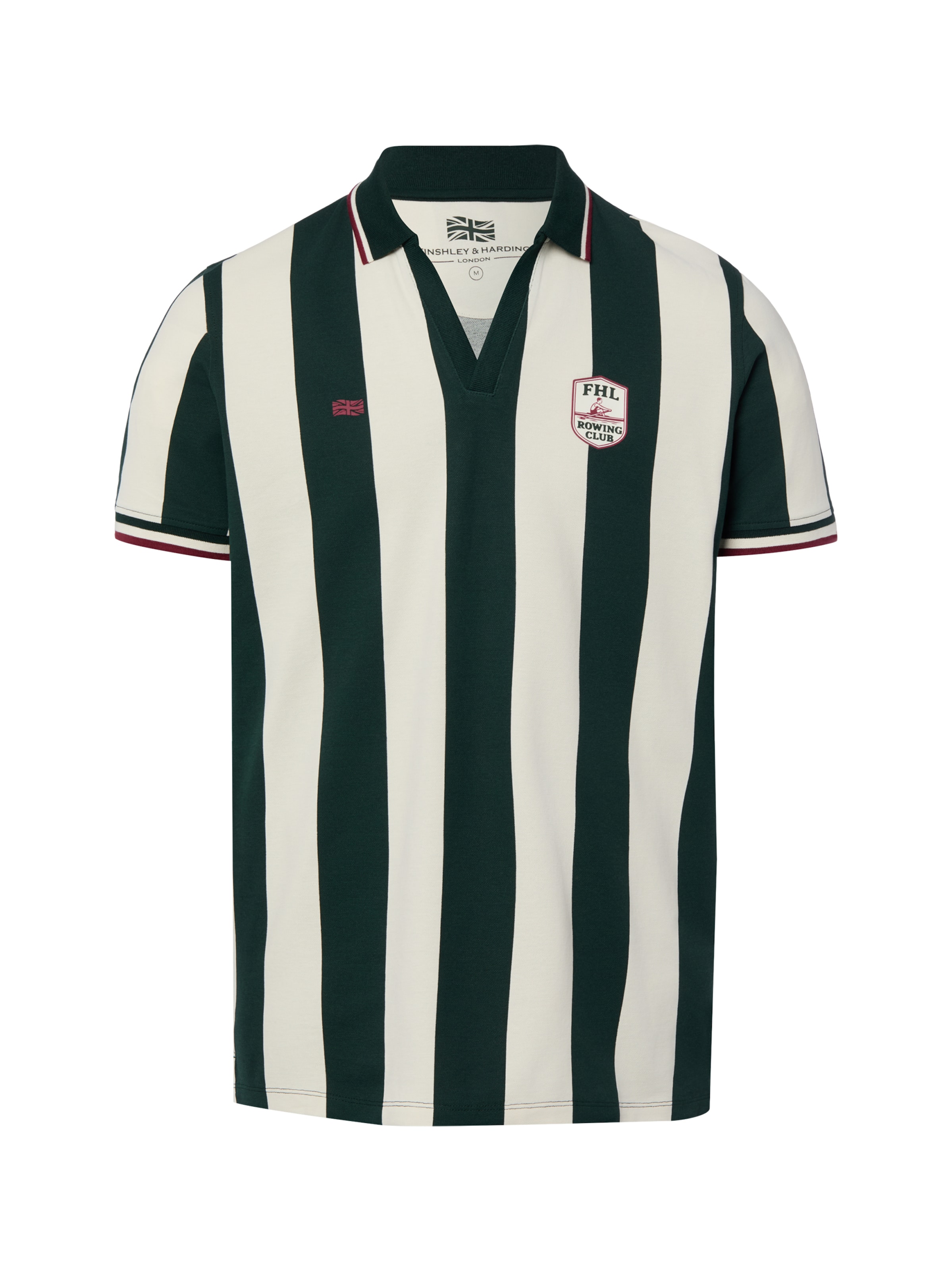 T-Shirt Finshley & Harding London en vert : devant