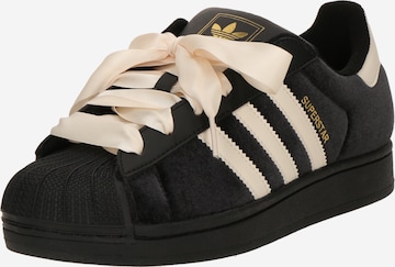juoda ADIDAS ORIGINALS Sportbačiai be auliuko 'SUPERSTAR II': priekis