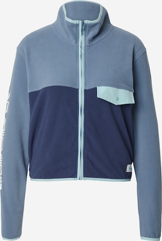 QUIKSILVER Fleece Jacket in Blue: front