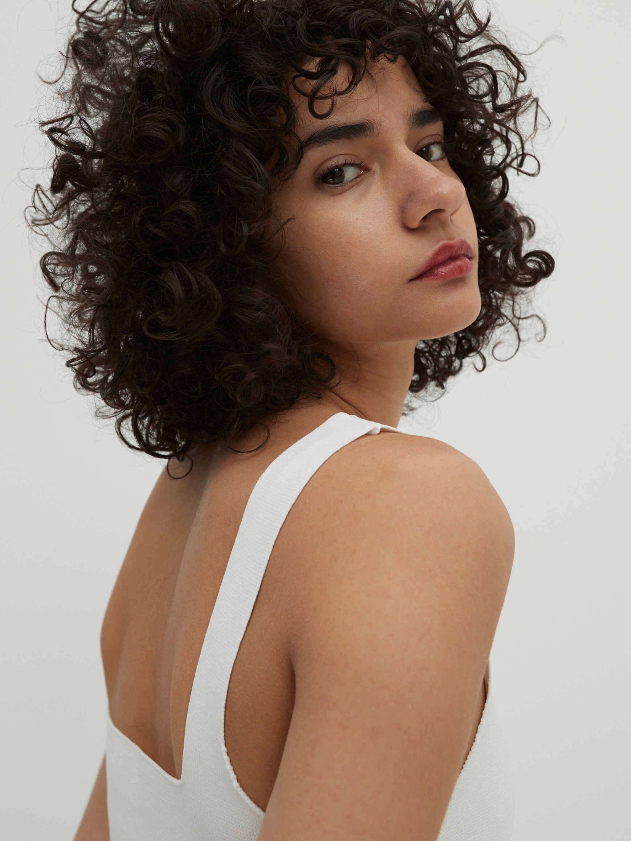 EDITED Produits Robes en maille 'Aliya' blanc