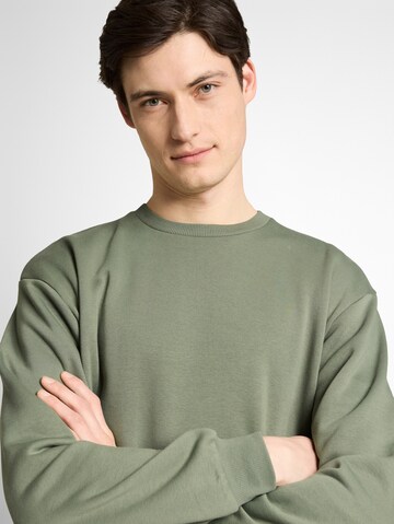 TOM TAILOR DENIM Sweatshirt in Grün