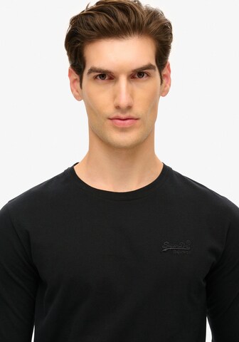 T-Shirt 'Essential' Superdry en noir