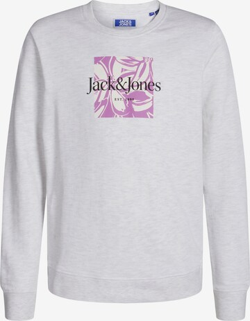 Sweat 'Lafayette' Jack & Jones Junior en gris : devant