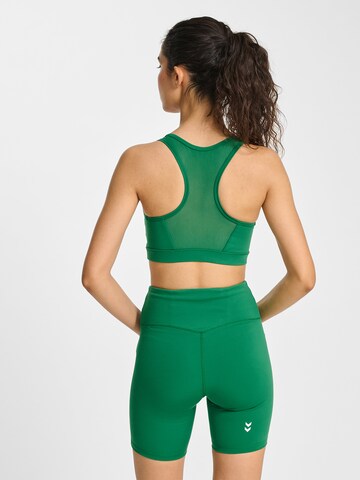 Hummel Bustier Sport bh 'Pulse' in Groen