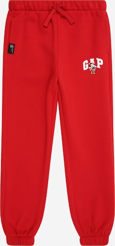 GAP Tapered Housut värissä punainen: etupuoli
