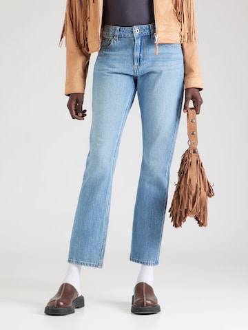 Pepe Jeans Normální Džíny – modrá: přední strana