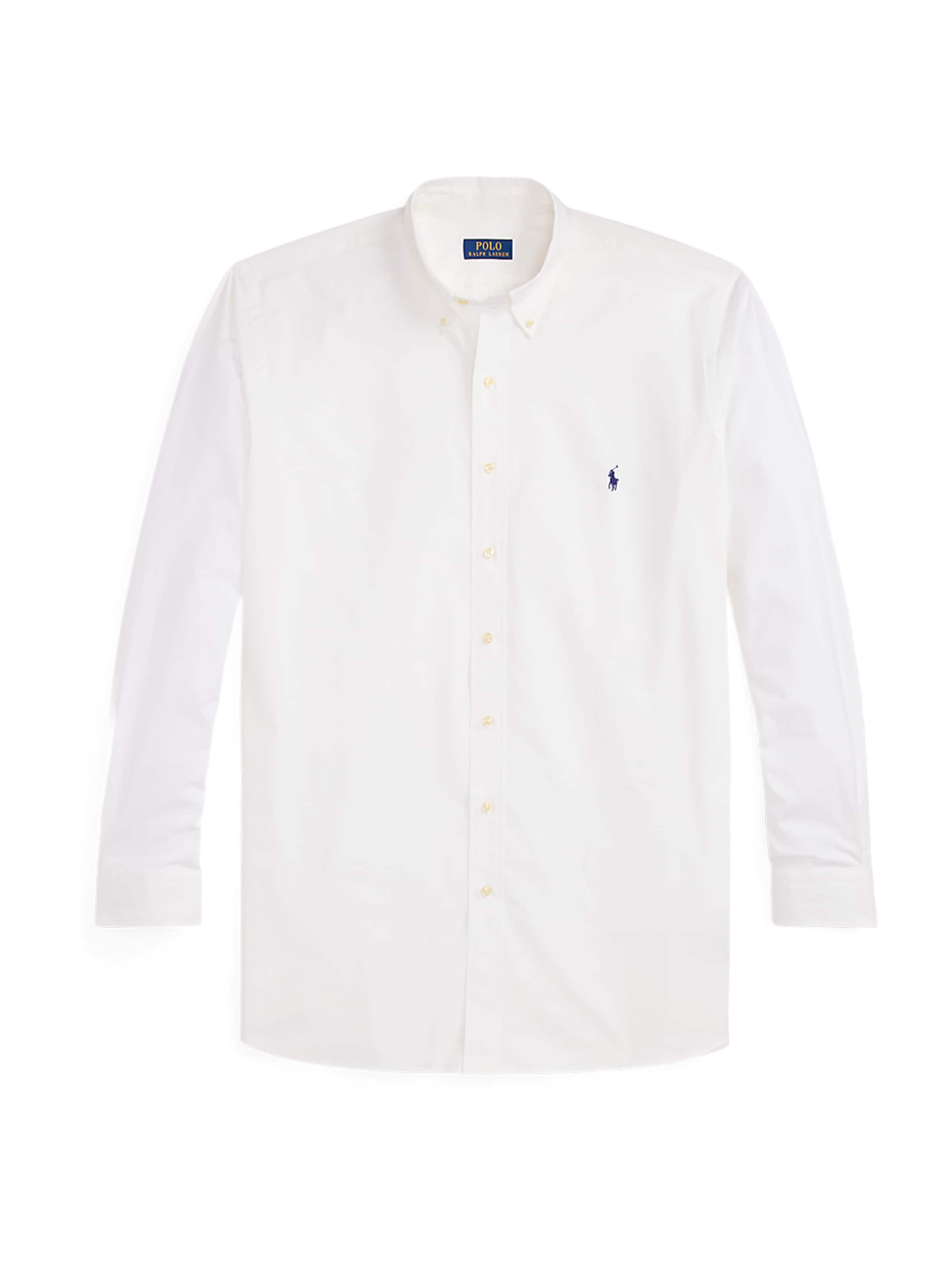 Polo Ralph Lauren Big & Tall Классический крой Рубашка в Белый: спереди