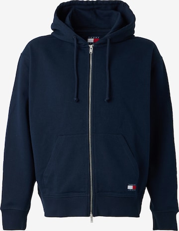 Tommy Jeans - Casaco em moletão 'NEW CLASSICS' em azul: frente
