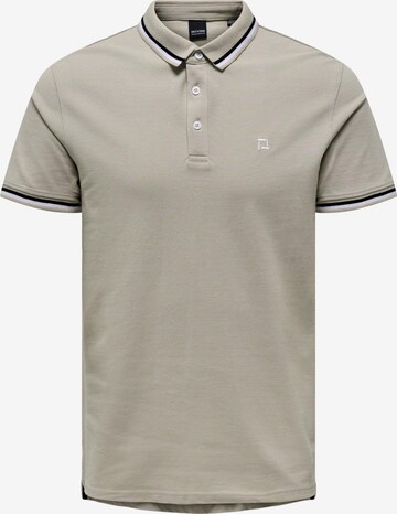 Only & Sons Poloshirt 'Fletcher' in Grau: predná strana