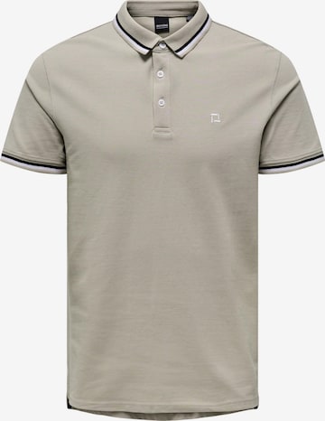 T-Shirt 'Fletcher' Only & Sons en gris : devant