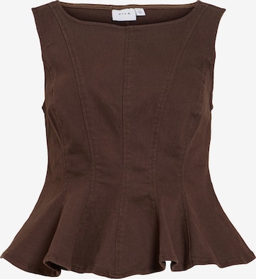 Camicia da donna 'VIchia' di VILA in marrone: frontale