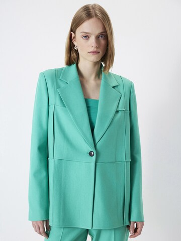 Ipekyol Blazers in Groen: voorkant