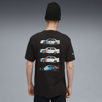T-Shirt 'BMW M' PUMA en noir : devant