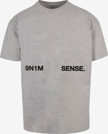 9N1M SENSE T-Shirt in Grau: predná strana