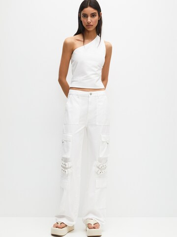 Haut Pull&Bear en blanc