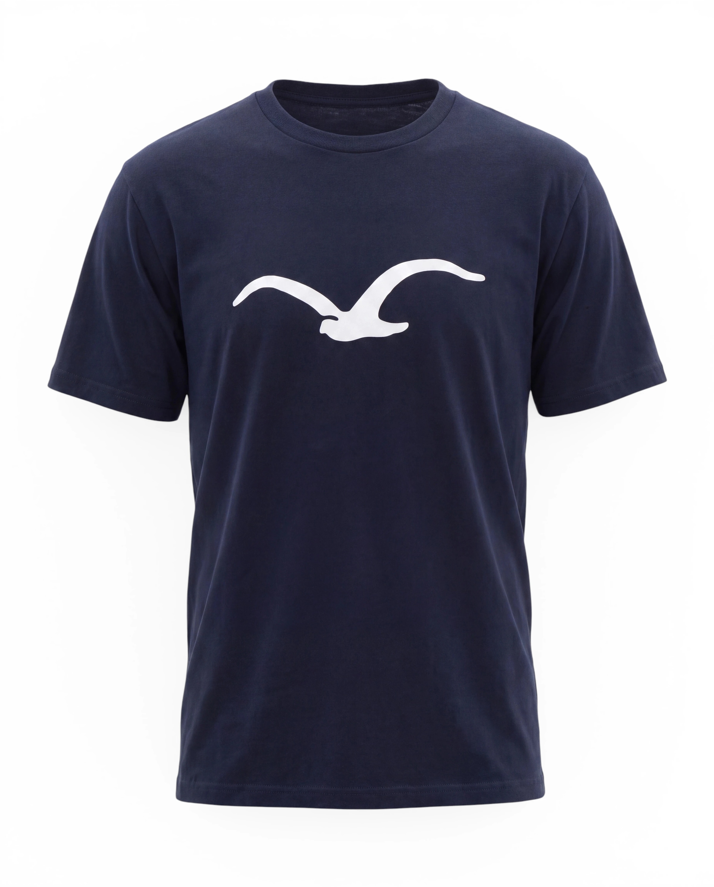 T-Shirt 'Möwe' Cleptomanicx en bleu : devant