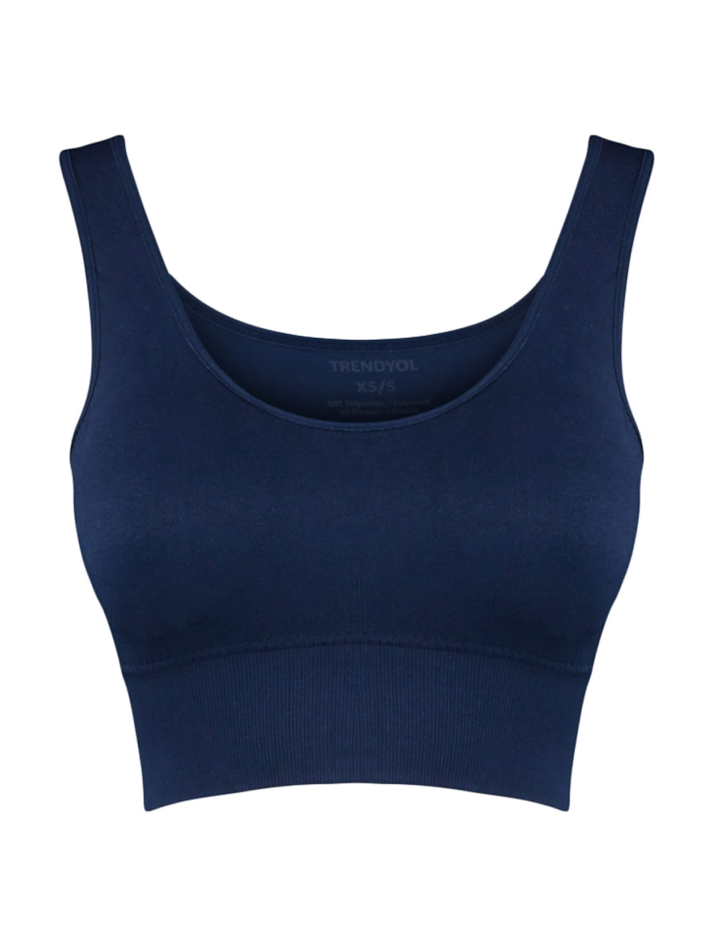 Trendyol Bustier Toppi värissä sininen: etupuoli