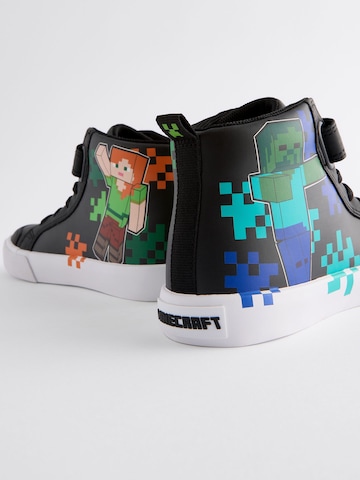 Next Sportcipő 'Hi-Top' - fekete