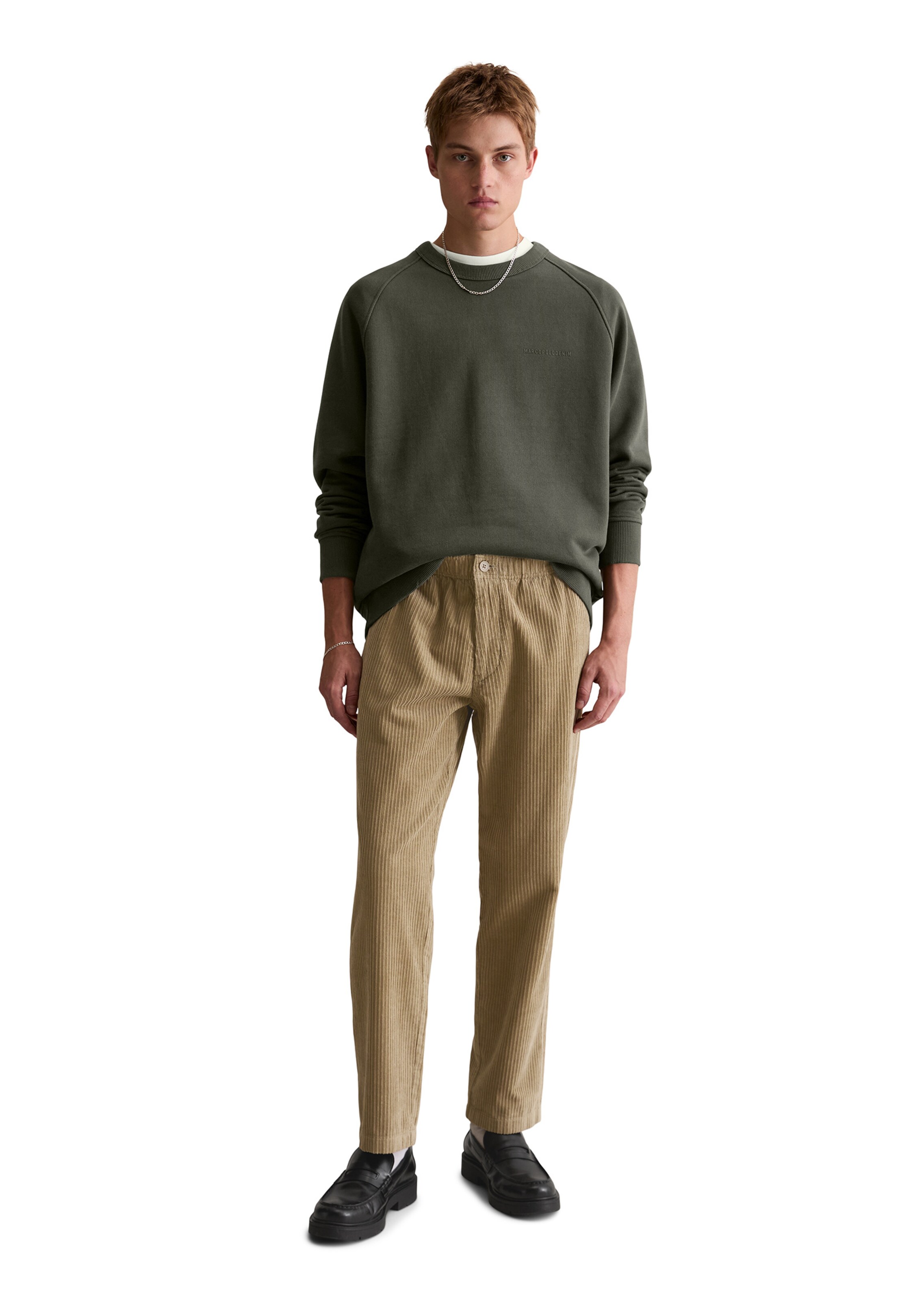 Marc O'Polo DENIM Tapered Hose in Braun